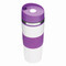 Isolierbecher ARABICA, lila, weiß
