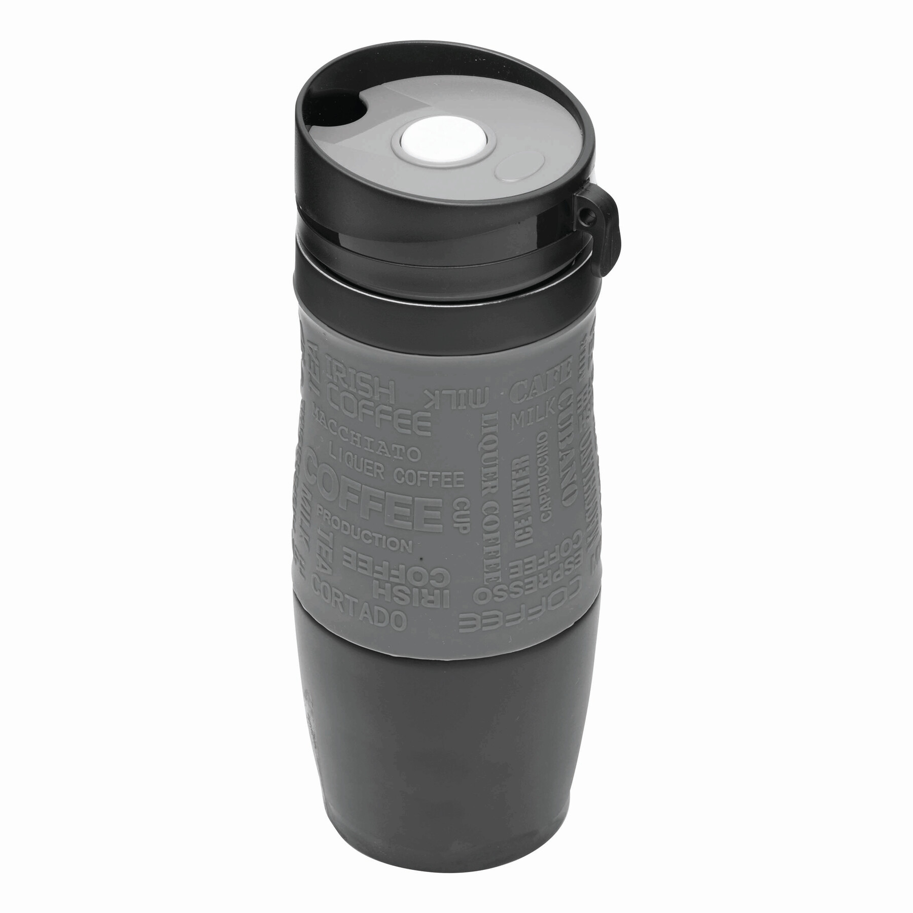 Isolierbecher GOLDEN DREAM, grau, schwarz