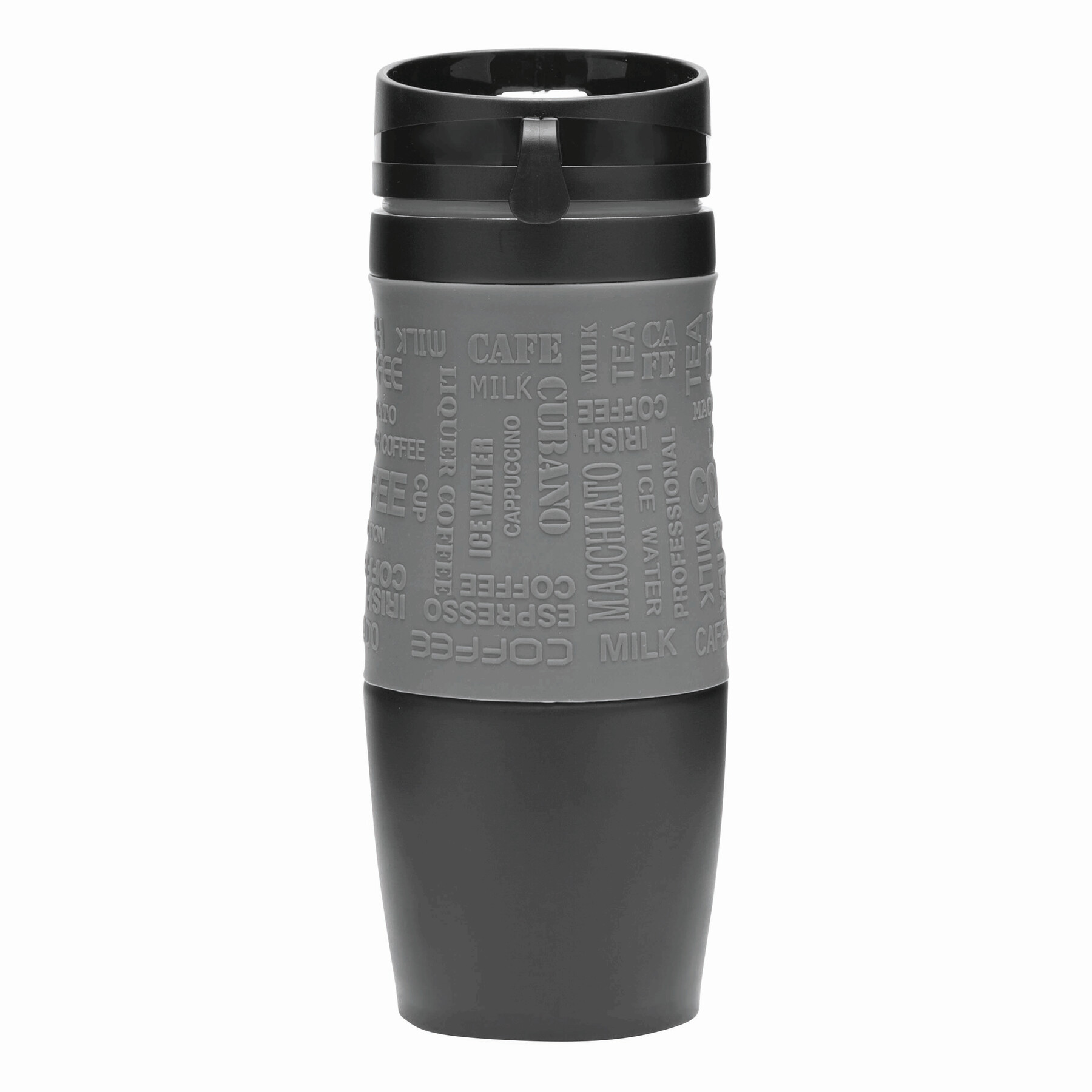 Isolierbecher GOLDEN DREAM, grau, schwarz