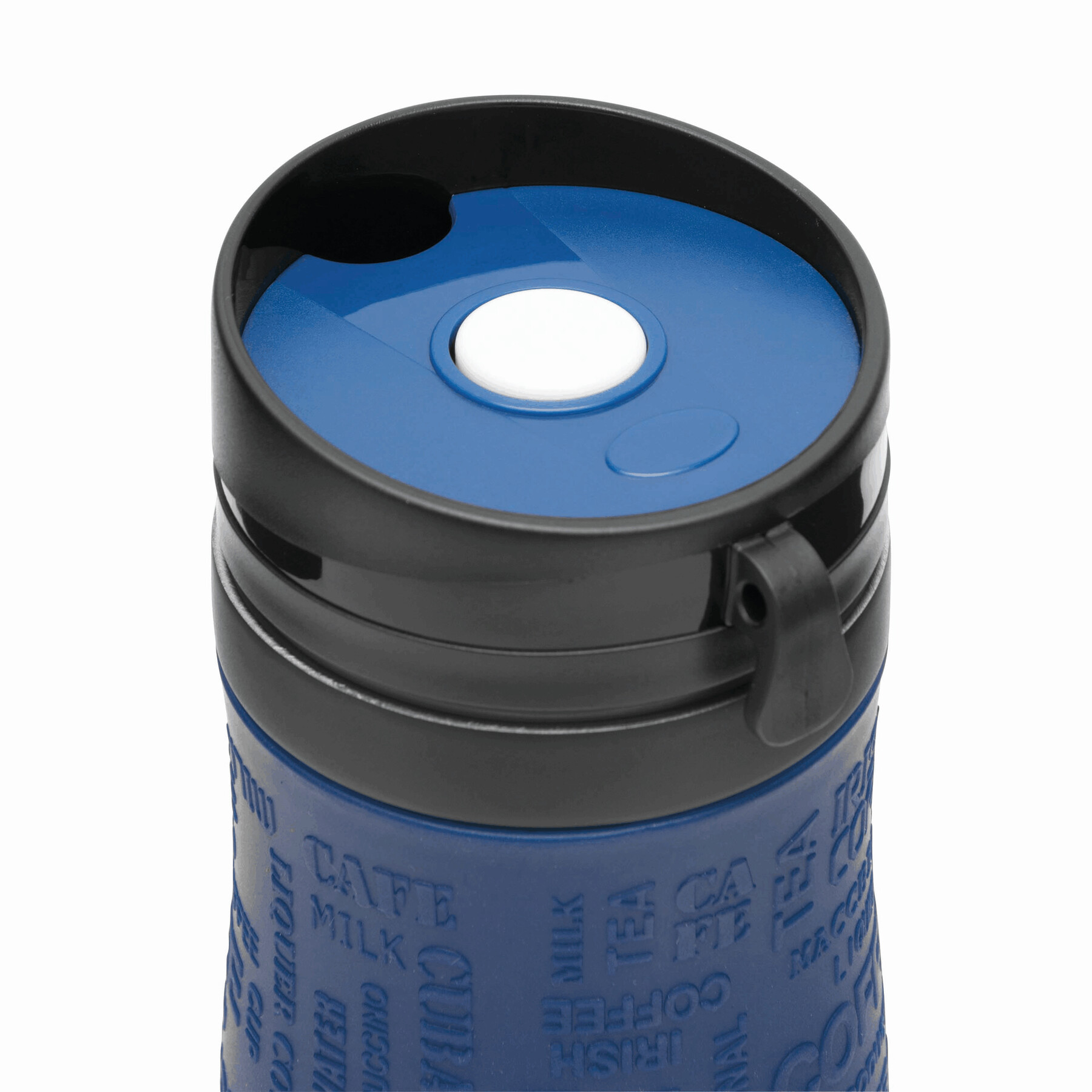 Isolierbecher GOLDEN DREAM, dunkelblau, schwarz