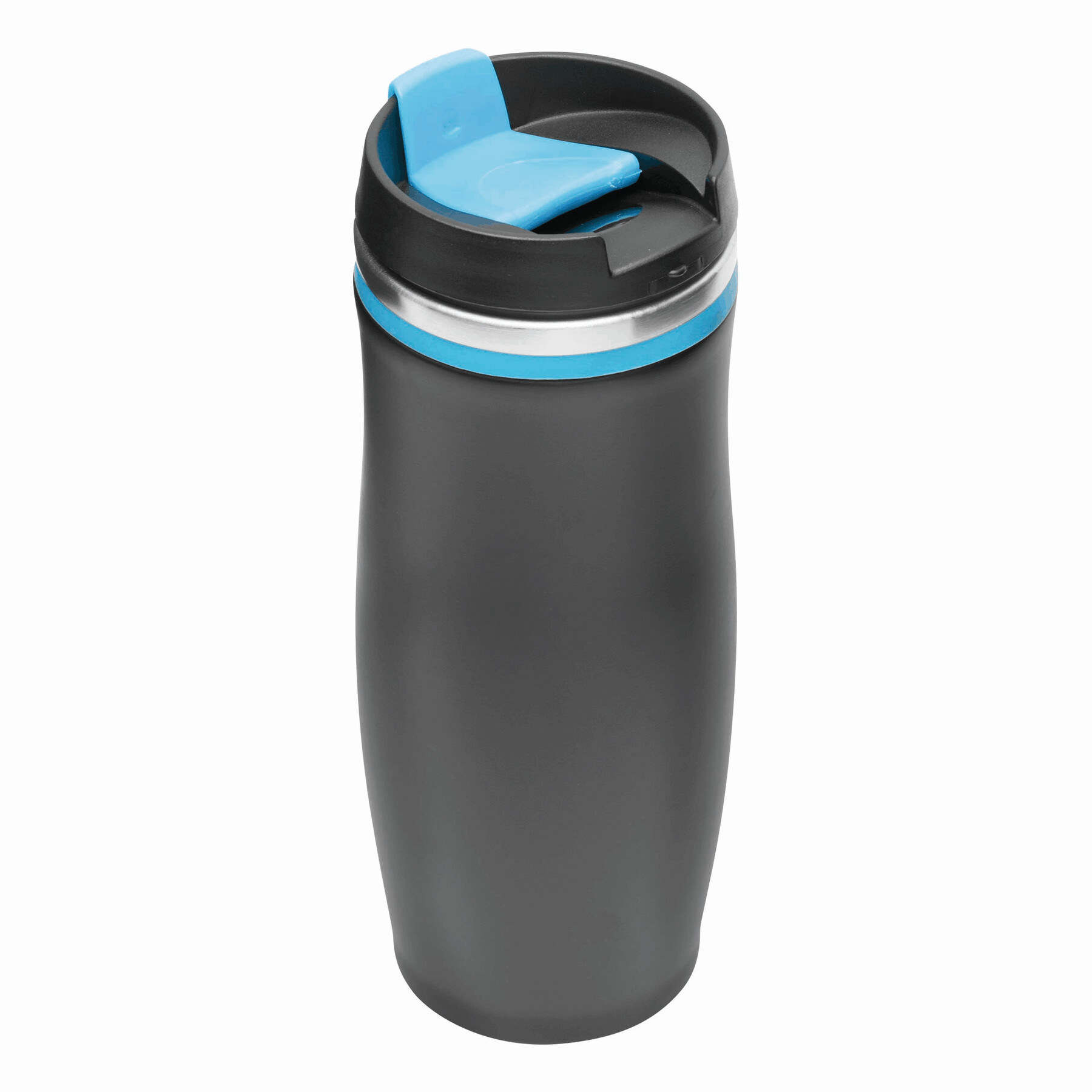 Isolierbecher DARK CREMA, blau, schwarz