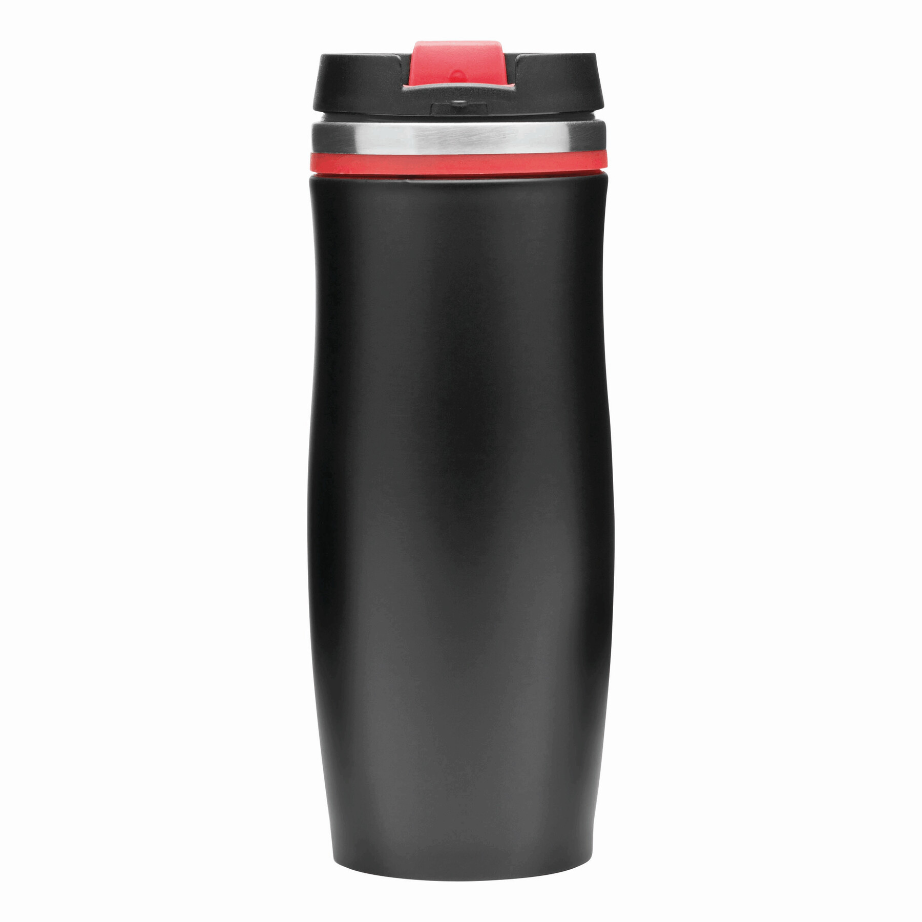 Isolierbecher DARK CREMA, rot, schwarz