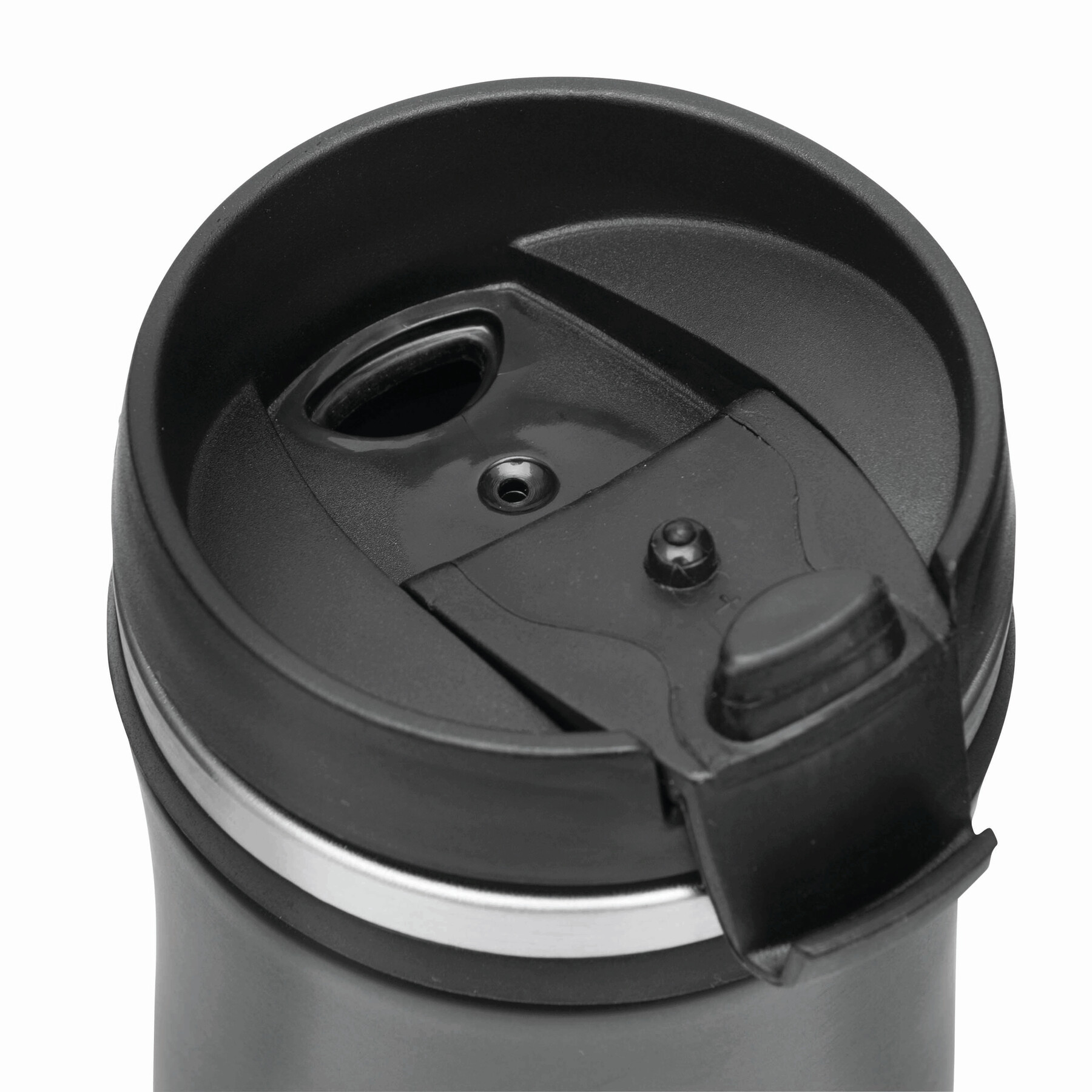 Isolierbecher DARK CREMA, schwarz