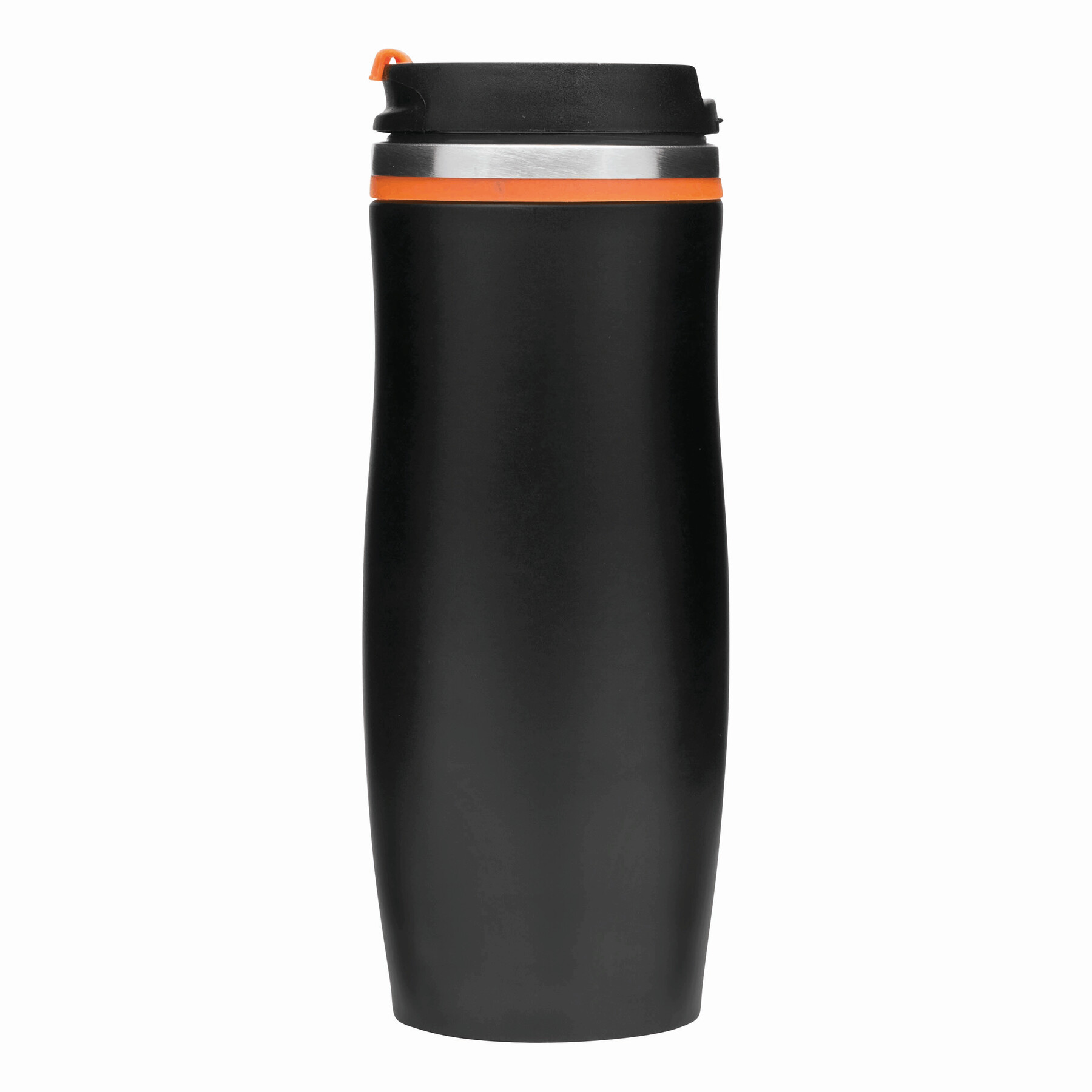 Isolierbecher DARK CREMA, orange, schwarz