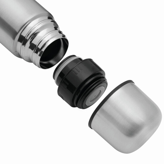 Isolierkanne WARM SOUL L, 1 Liter, silber