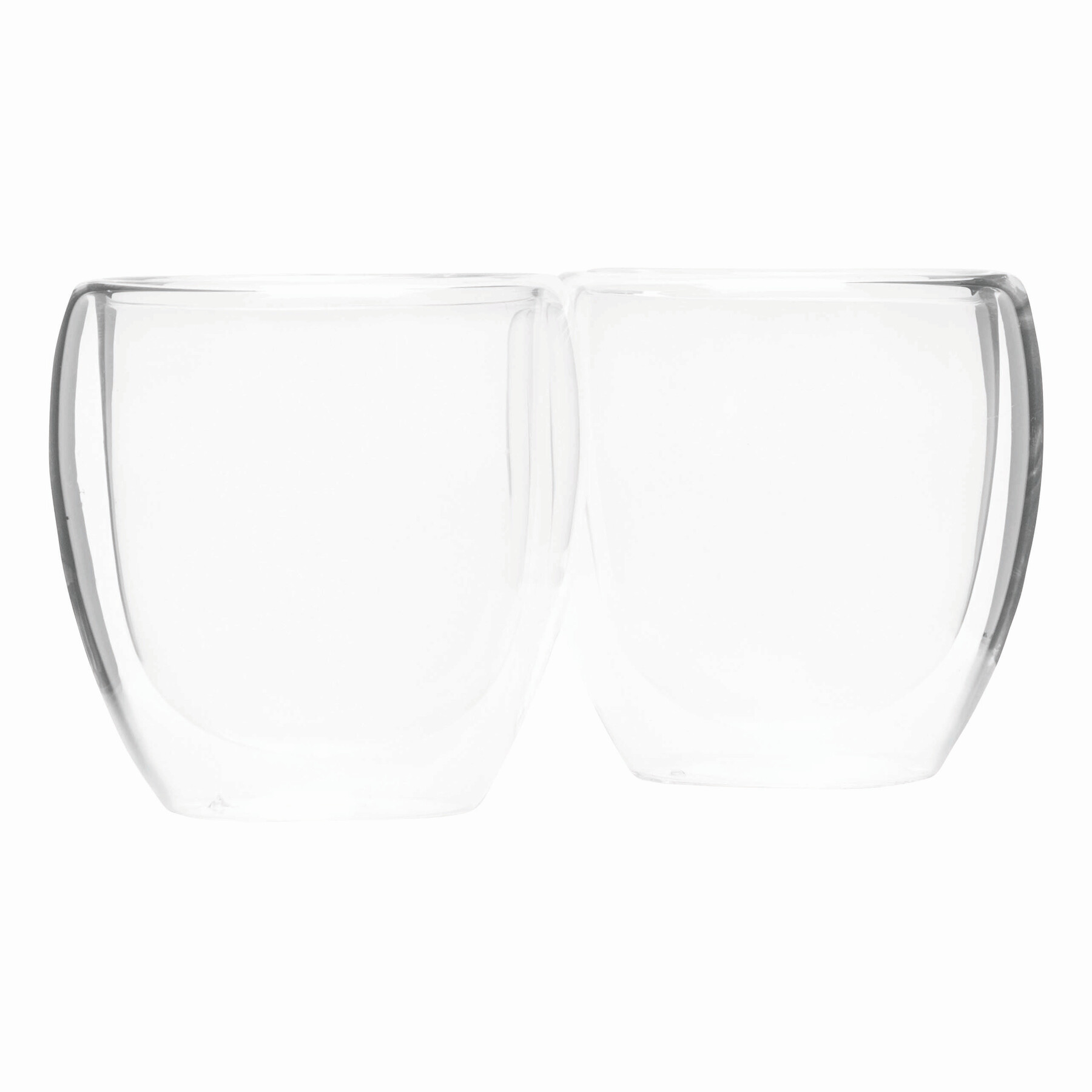 Gläser-Set DRINK LINE M, doppelwandig: 2er Set, transparent