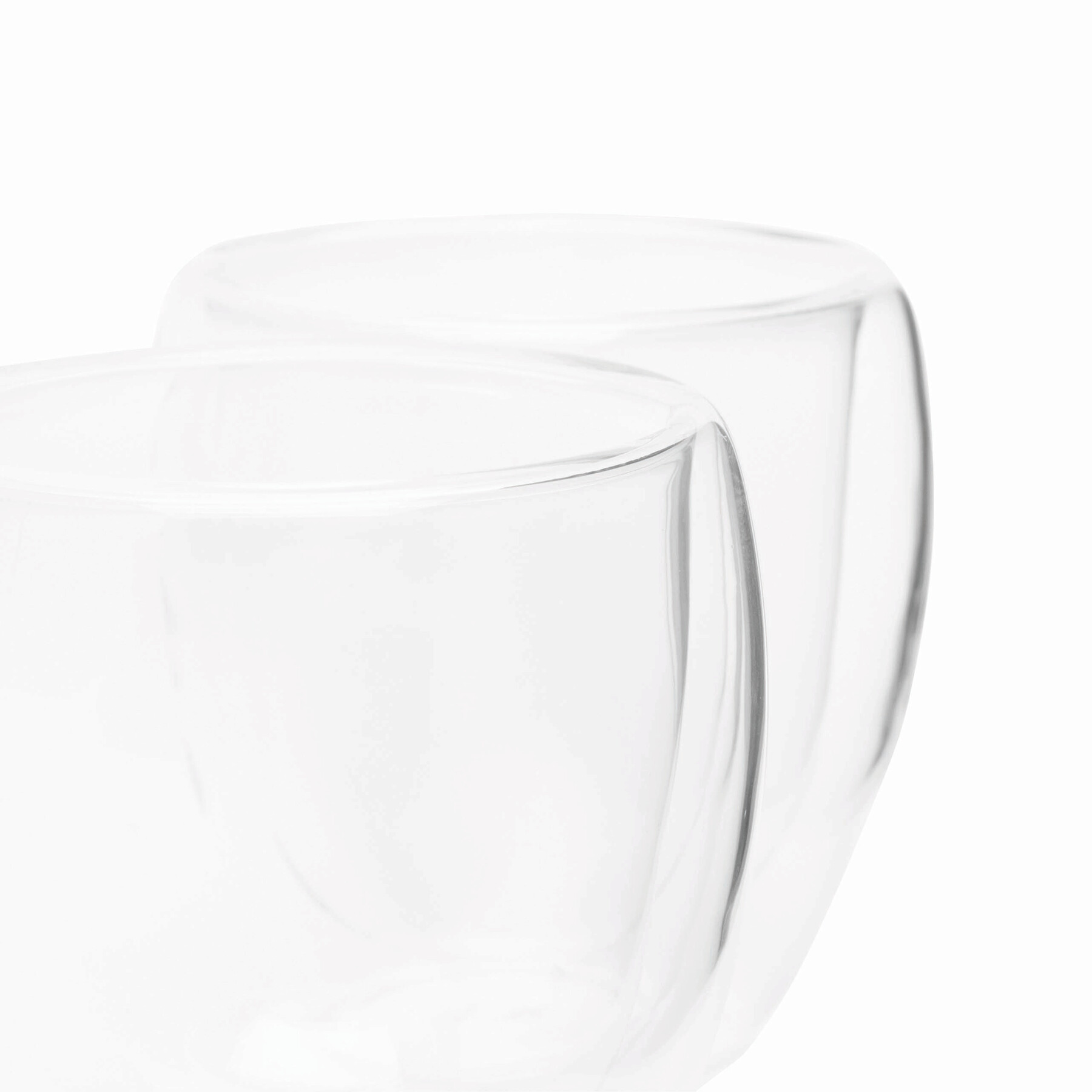 Gläser-Set DRINK LINE M, doppelwandig: 2er Set, transparent