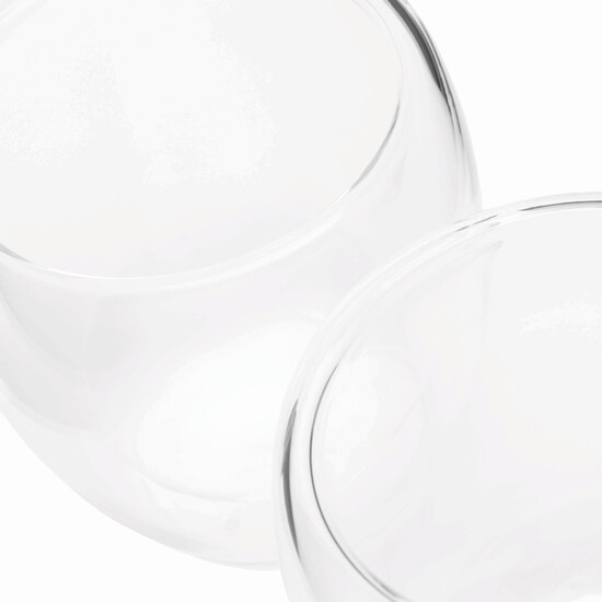 Gläser-Set DRINK LINE M, doppelwandig: 2er Set, transparent