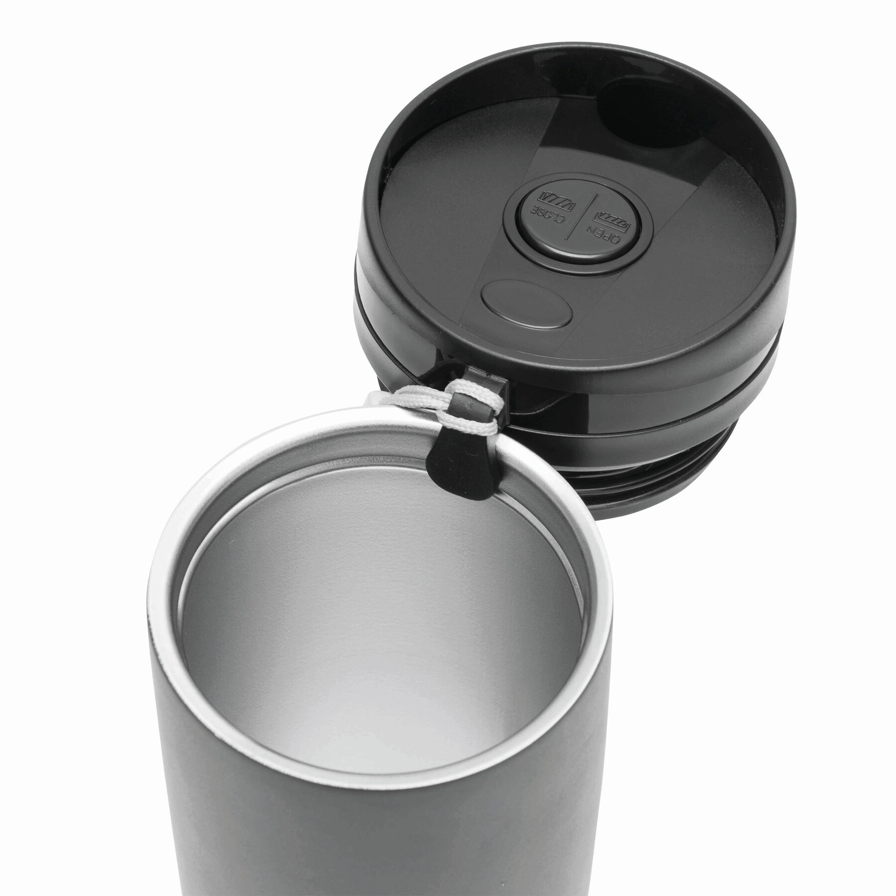 Isolierbecher EARLY MORNING, doppelwandig, schwarz