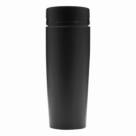 Isolierbecher EARLY MORNING, doppelwandig, schwarz