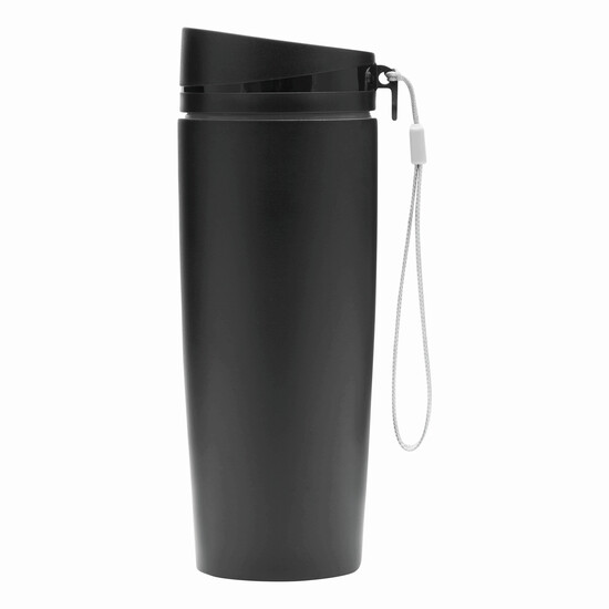 Isolierbecher EARLY MORNING, doppelwandig, schwarz