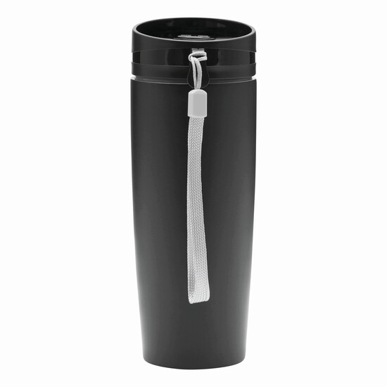 Isolierbecher EARLY MORNING, doppelwandig, schwarz