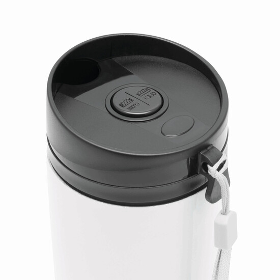 Isolierbecher EARLY MORNING, doppelwandig, weiß