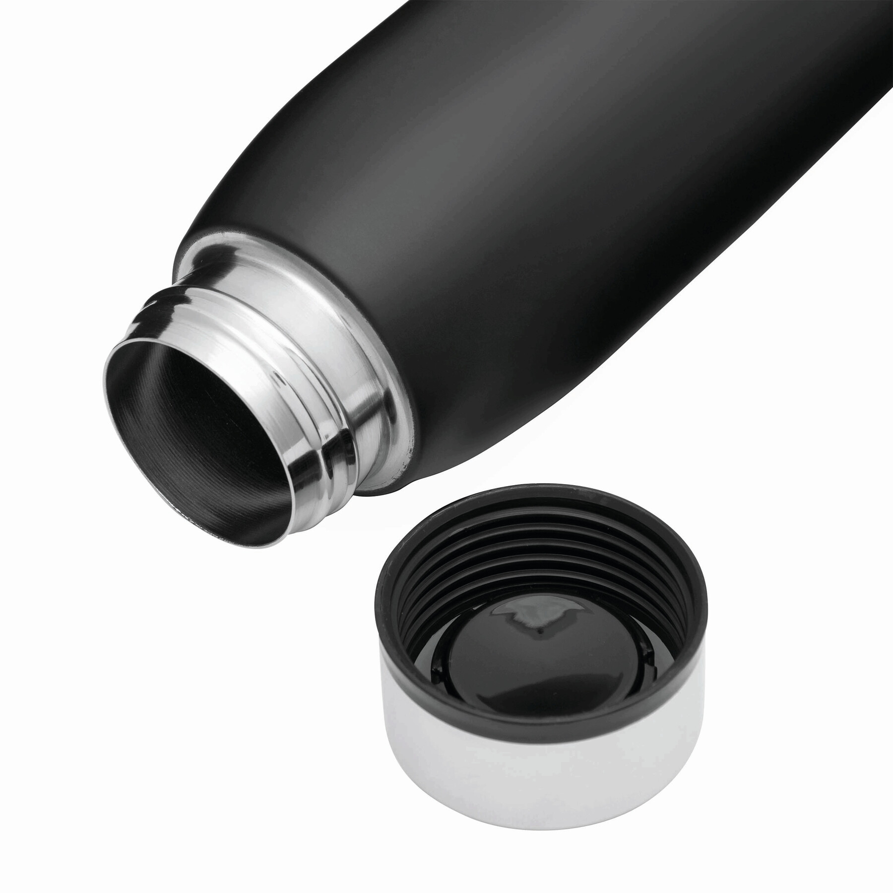 Vakuum-Isolierkanne MUSCULAR, schwarz