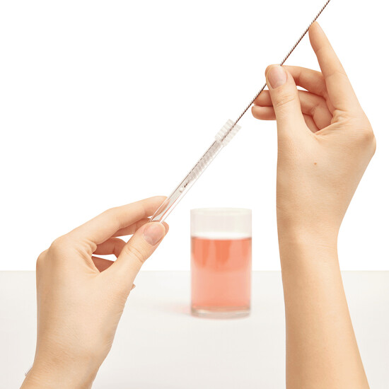 Glas-Strohhalm DRINK SMART, transparent