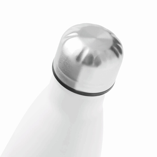 Vakuum-Trinkflasche GOLDEN TASTE doppelwandig, weiß