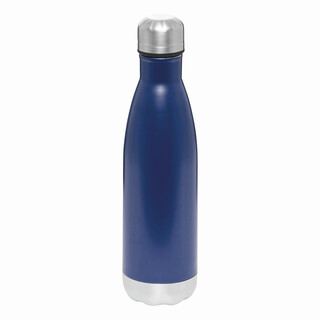 Vakuum-Trinkflasche GOLDEN TASTE doppelwandig, blau