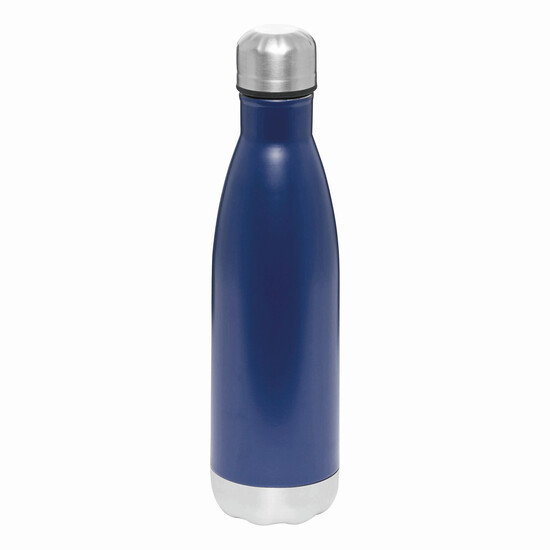 Vakuum-Trinkflasche GOLDEN TASTE doppelwandig, blau