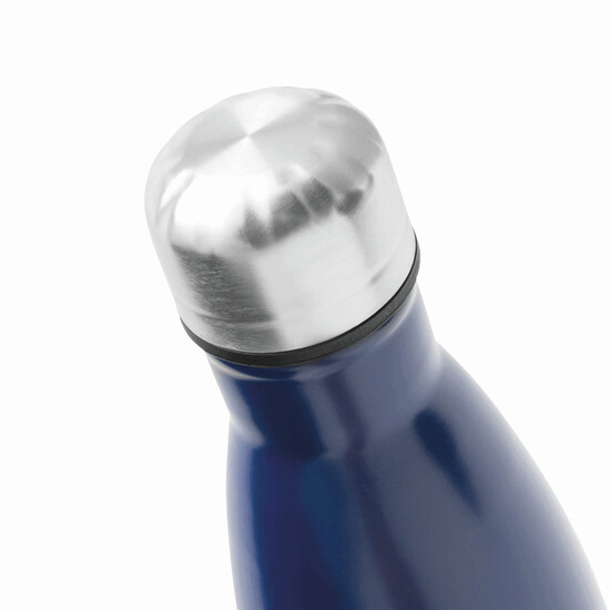 Vakuum-Trinkflasche GOLDEN TASTE doppelwandig, blau