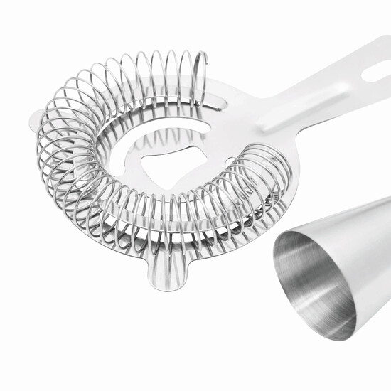 Edelstahl-Cocktailshaker-Set BARKEEPER, silber