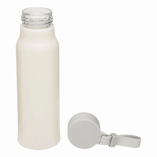 Glas-Trinkflasche ECO DRINK mit Ummantelung, beige