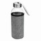 Glas-Trinkflasche TAKE JUTY, grau