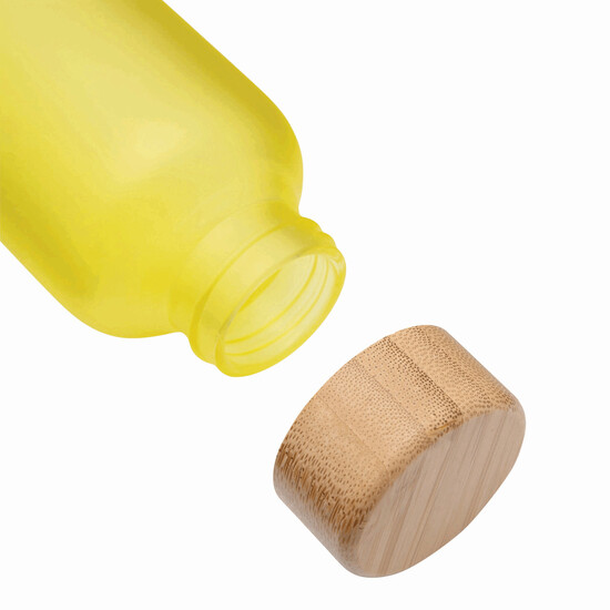 Glas-Flasche TAKE FROSTY, gelb