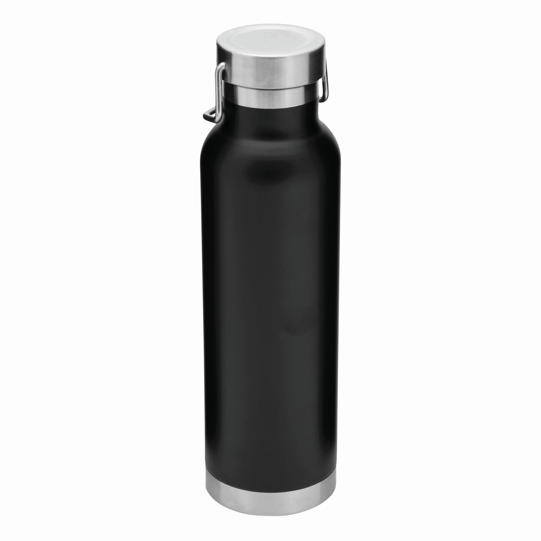 Vakuum-Isolierflasche MILITARY, schwarz