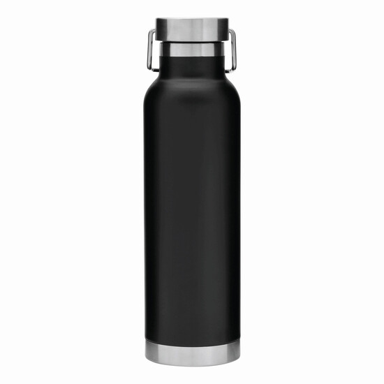 Vakuum-Isolierflasche MILITARY, schwarz