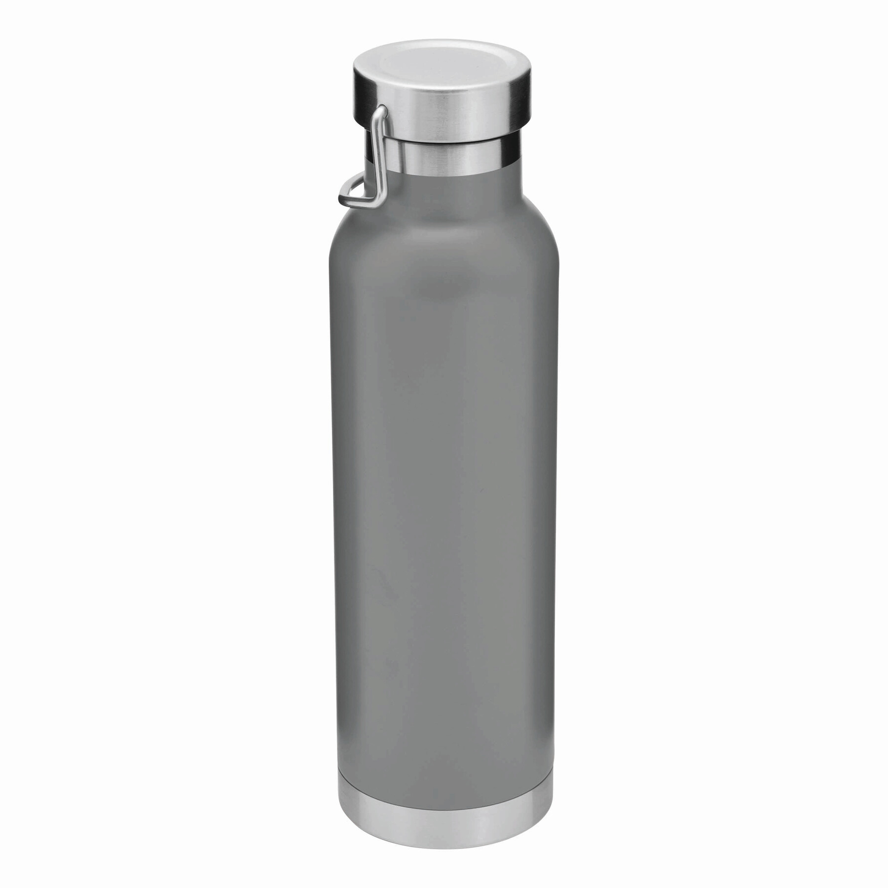 Vakuum-Isolierflasche MILITARY, grau