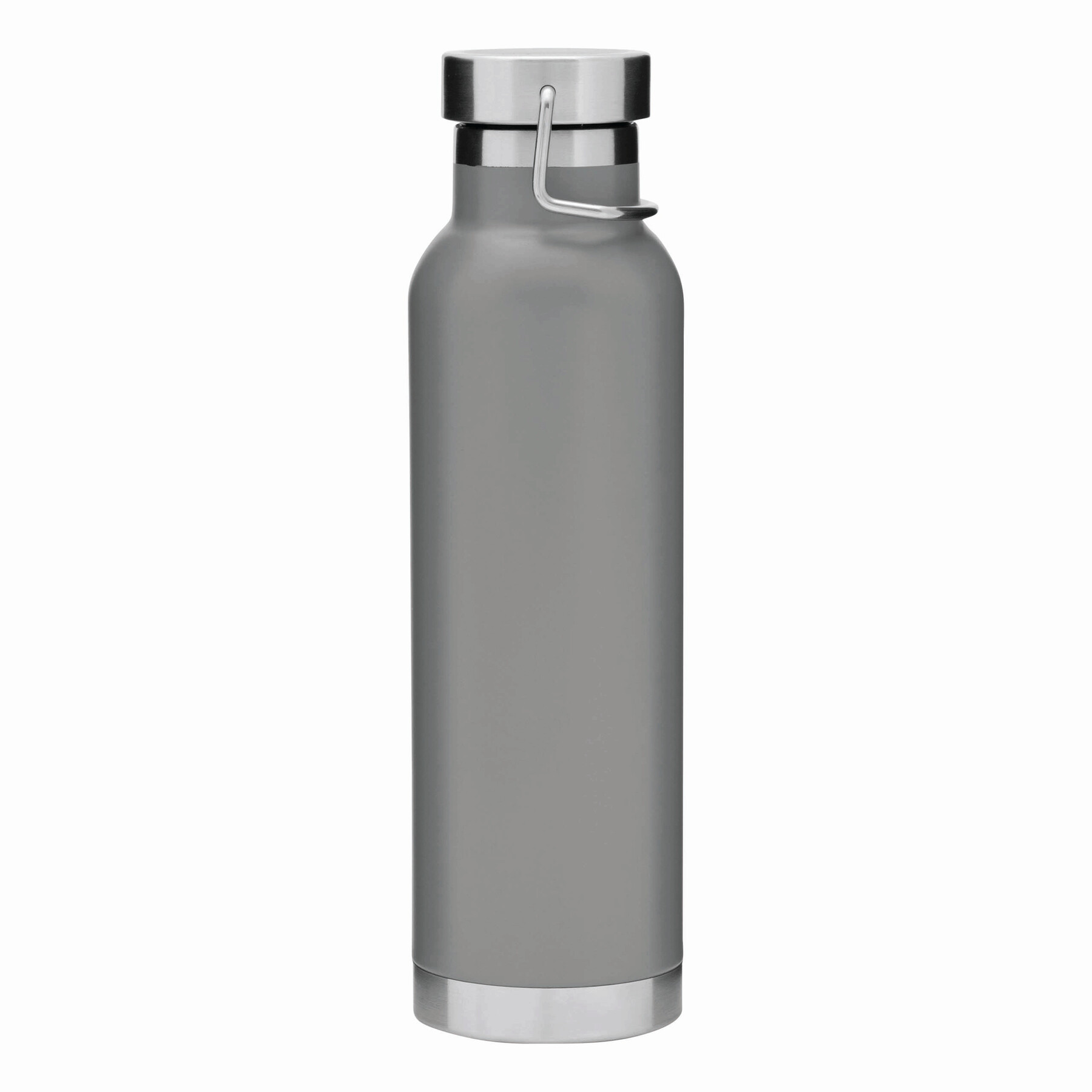 Vakuum-Isolierflasche MILITARY, grau