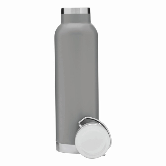 Vakuum-Isolierflasche MILITARY, grau