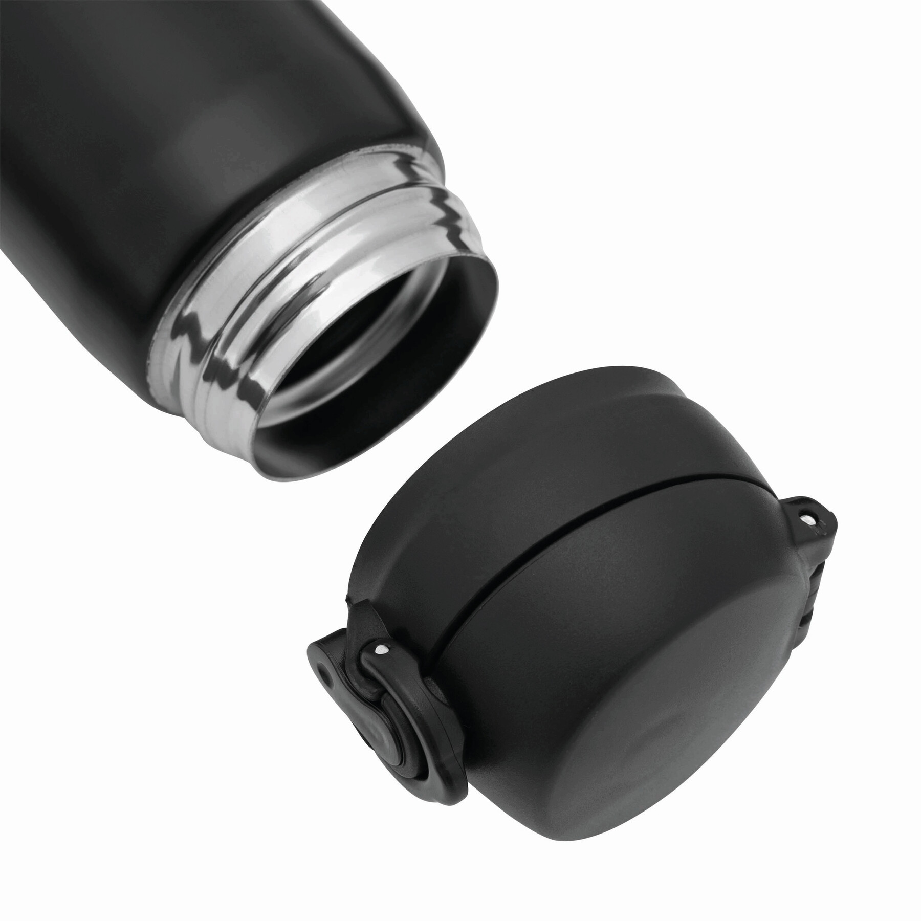 Vakuum-Trinkflasche OOLONG, schwarz