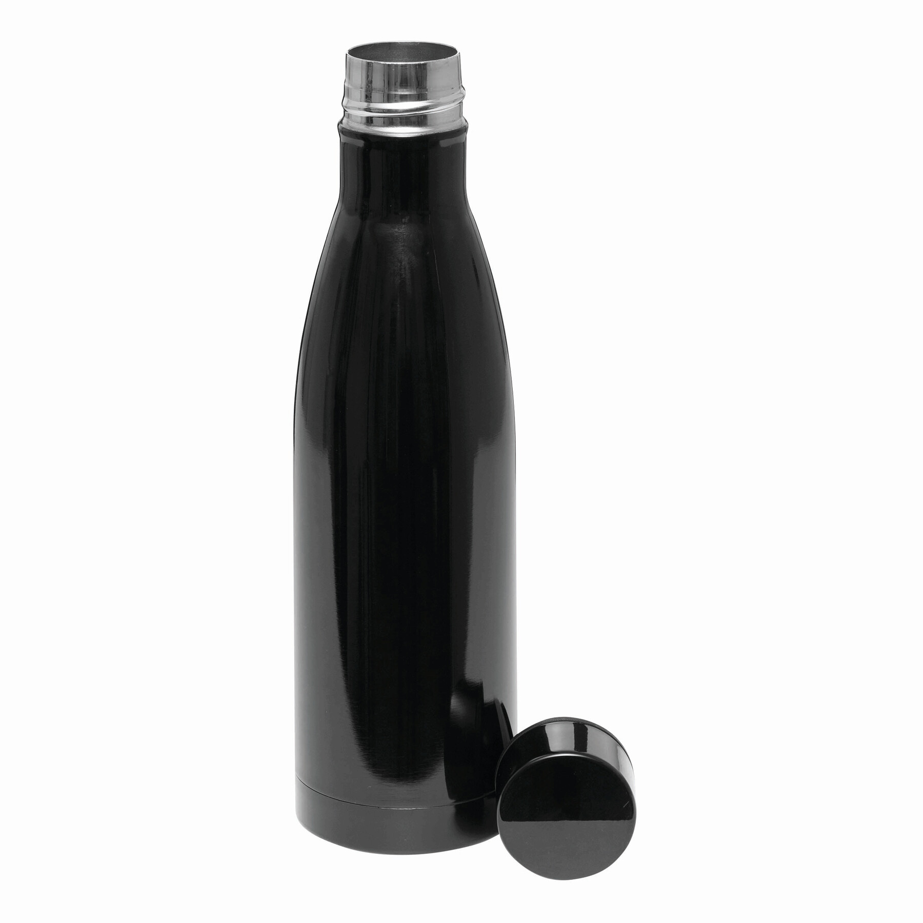 Vakuum-Trinkflasche LEGENDY, schwarz