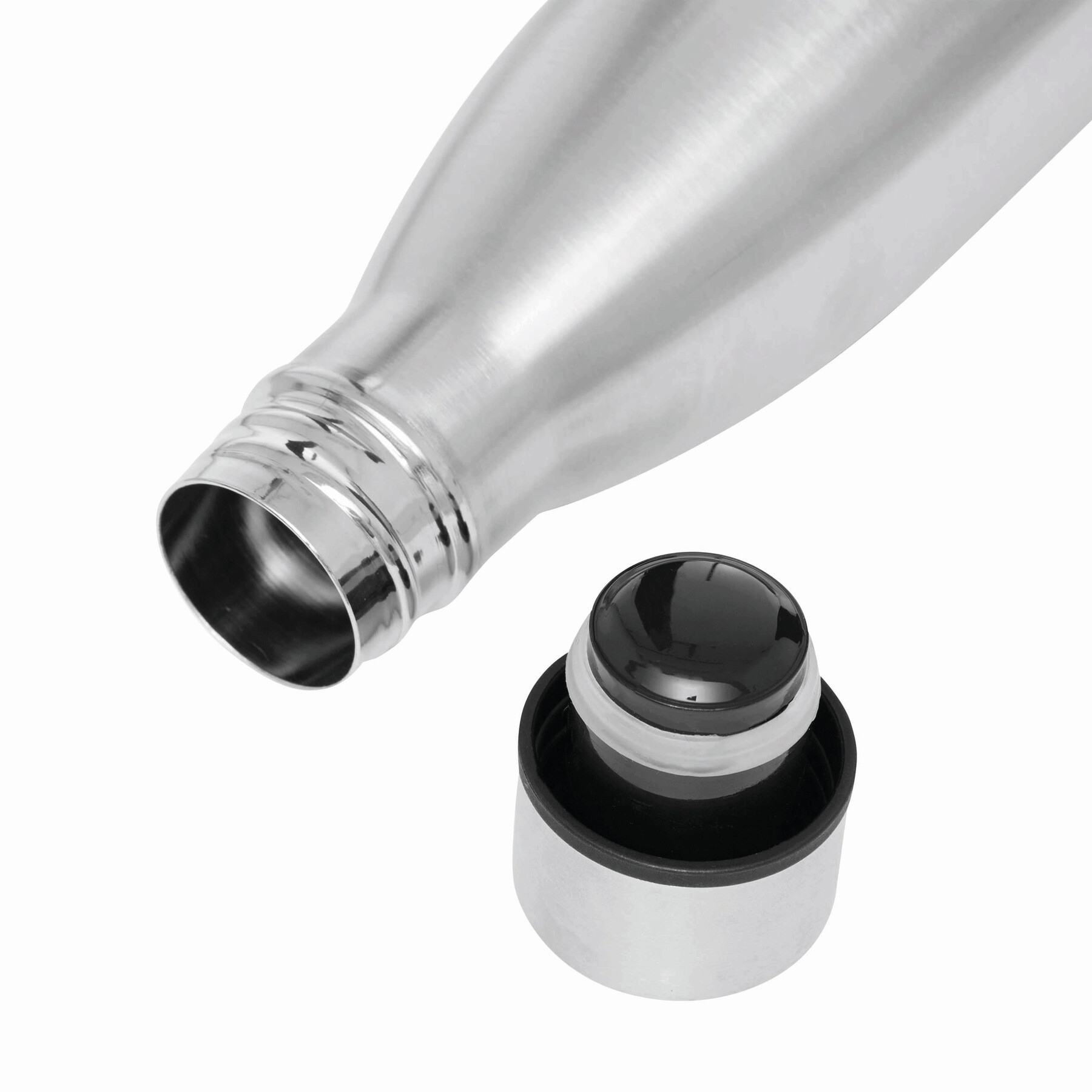 Vakuum-Trinkflasche LEGENDY, silber