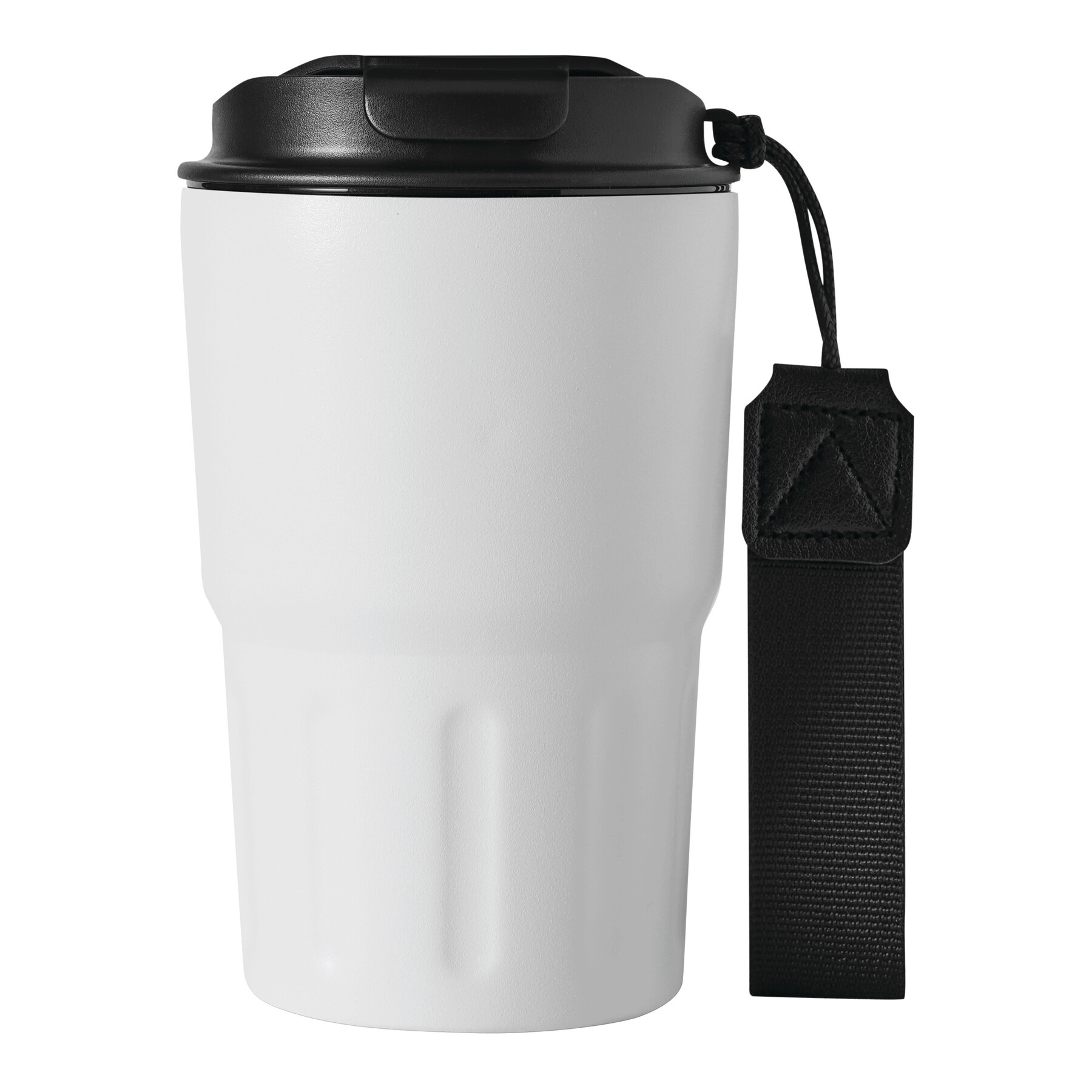 Vakuum-Trinkbecher TRAVEL MUG, weiß