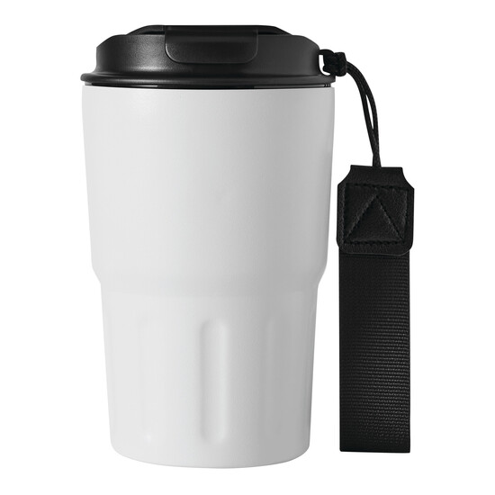 Vakuum-Trinkbecher TRAVEL MUG, weiß