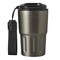 Vakuum-Trinkbecher TRAVEL MUG, gunmetal
