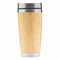 Isolierbecher BAMBOO DRINK, braun, silber
