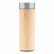 Isolierflasche BAMBOO TEMP, braun, silber