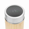 Isolierflasche BAMBOO TEMP, braun, silber