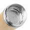Isolierflasche BAMBOO TEMP, braun, silber
