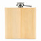 Flachmann BAMBOO STYLE, braun, silber