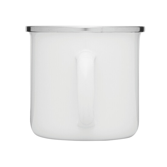 Emaille-Trinkbecher VINTAGE CUP, weiß