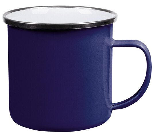 Emaille-Trinkbecher VINTAGE CUP, blau