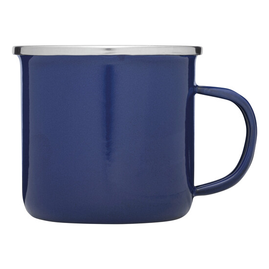 Emaille-Trinkbecher VINTAGE CUP, blau