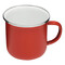 Emaille-Trinkbecher VINTAGE CUP, rot