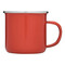 Emaille-Trinkbecher VINTAGE CUP, rot
