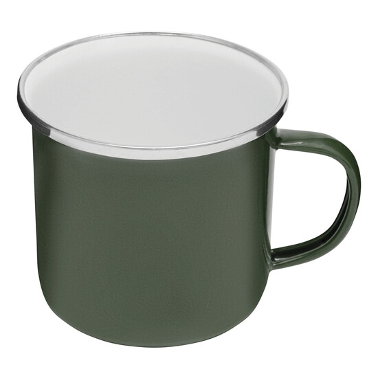 Emaille-Trinkbecher VINTAGE CUP, grün