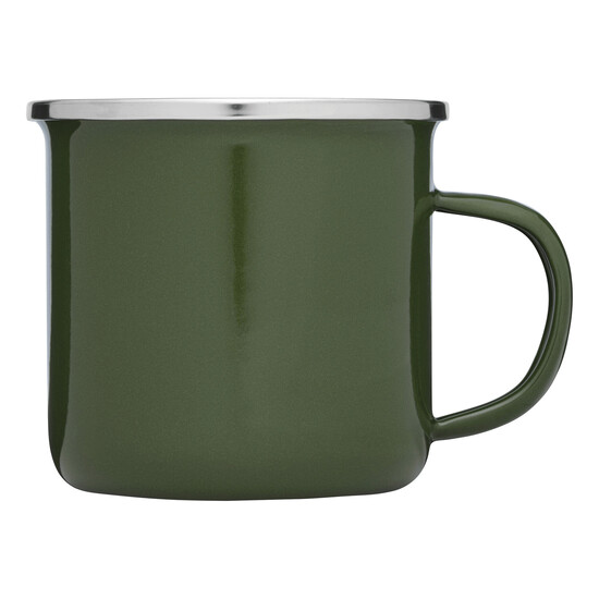 Emaille-Trinkbecher VINTAGE CUP, grün